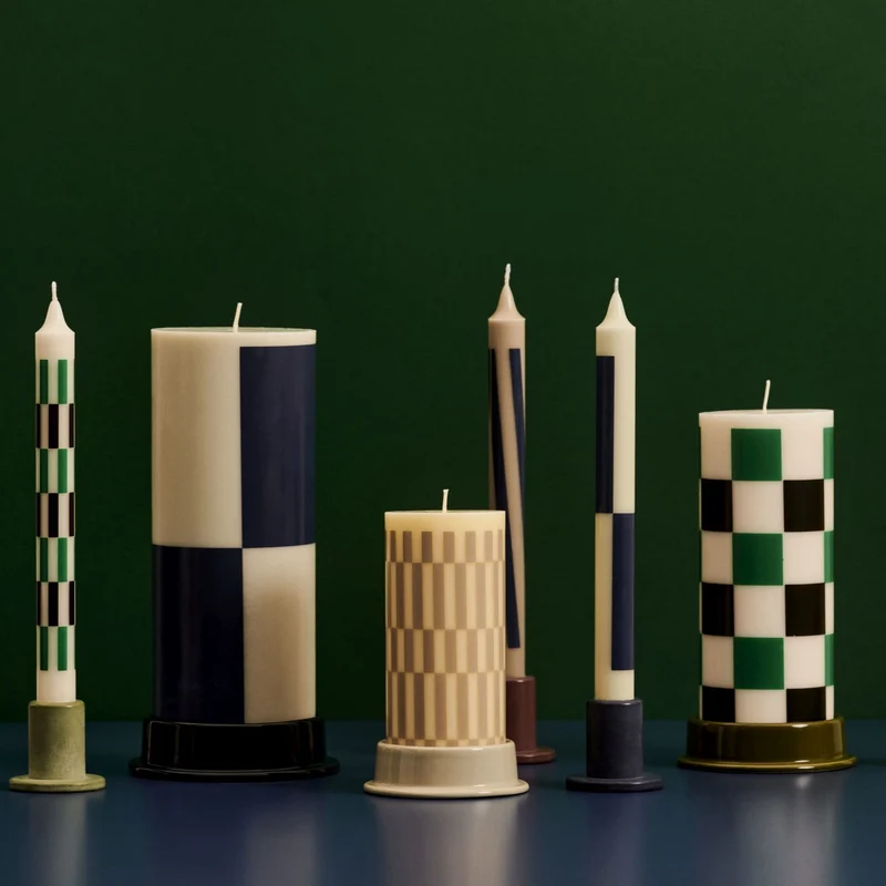 Hay Column Candle