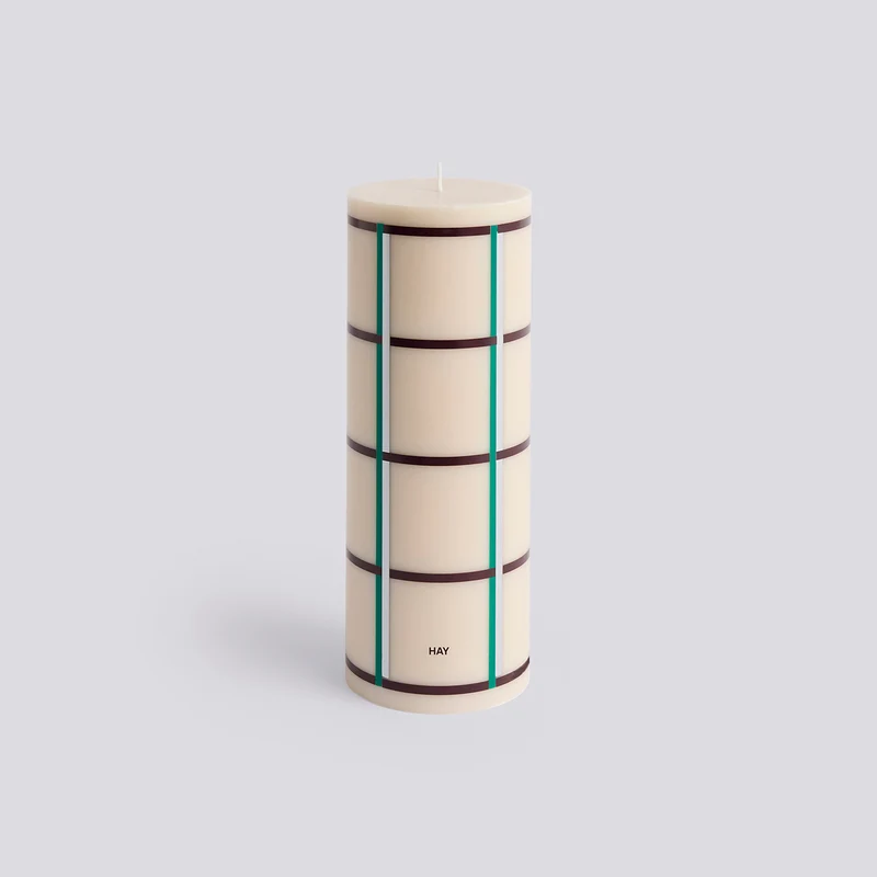 Hay Column Candle