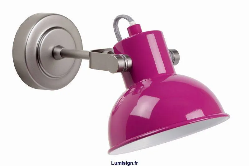 Applique murale WIMPY pourpre