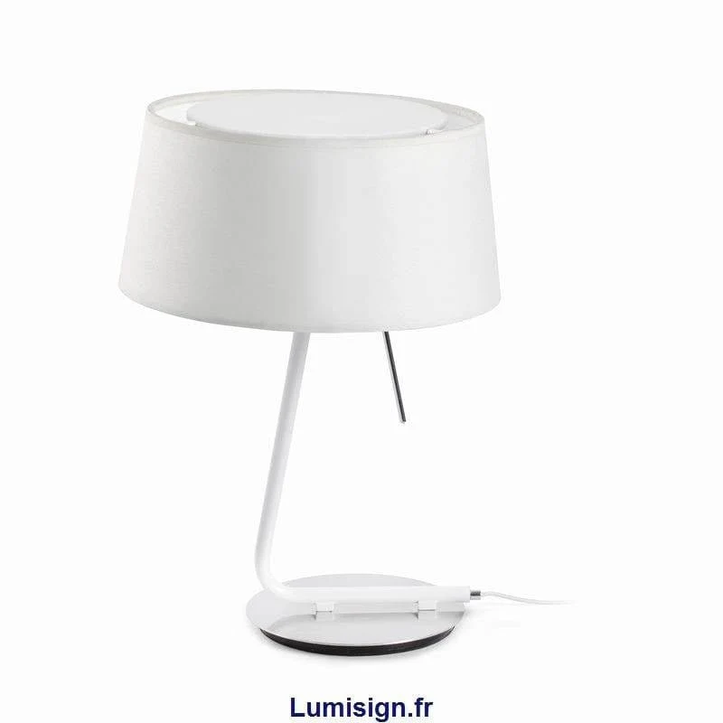Lampe à poser HOTEL blanche