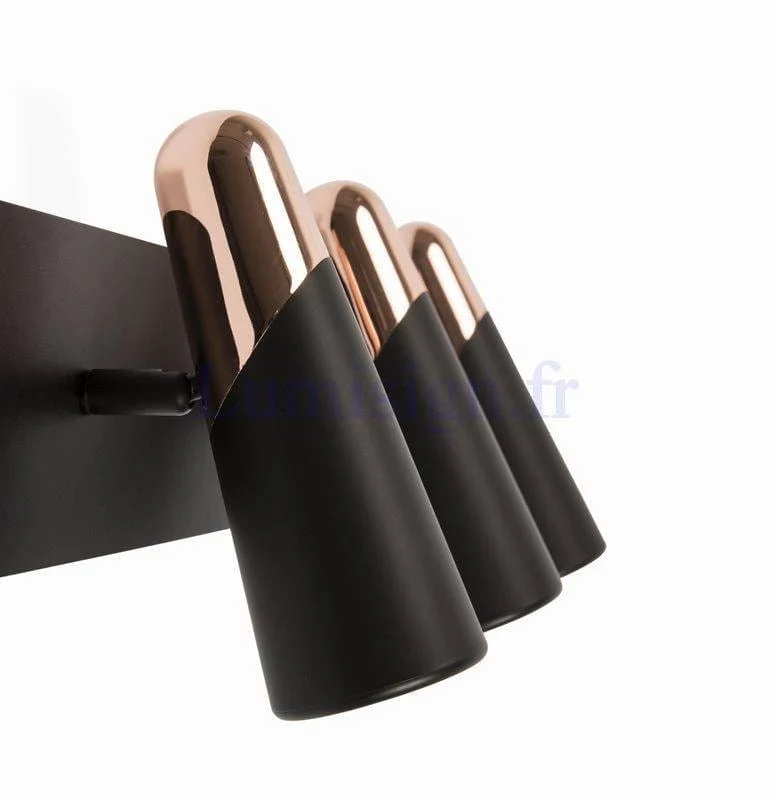 Applique orientable led LAO-3 noir