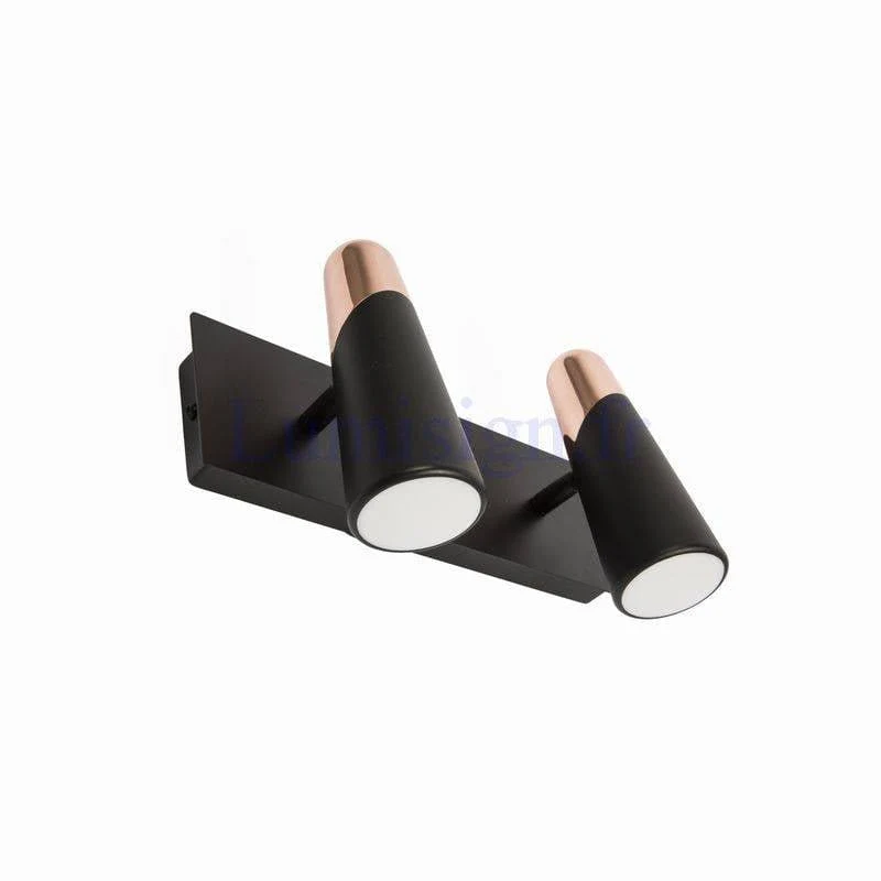 Applique orientable led LAO-2 noir
