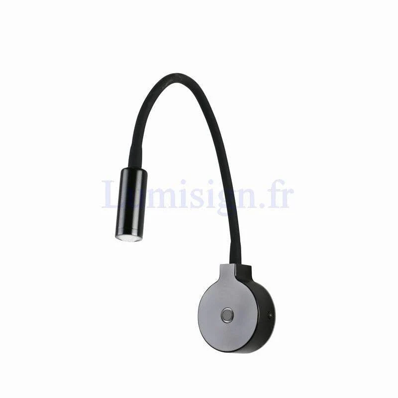 Applique liseuse PIXIE LED blanche ou noire Blanc