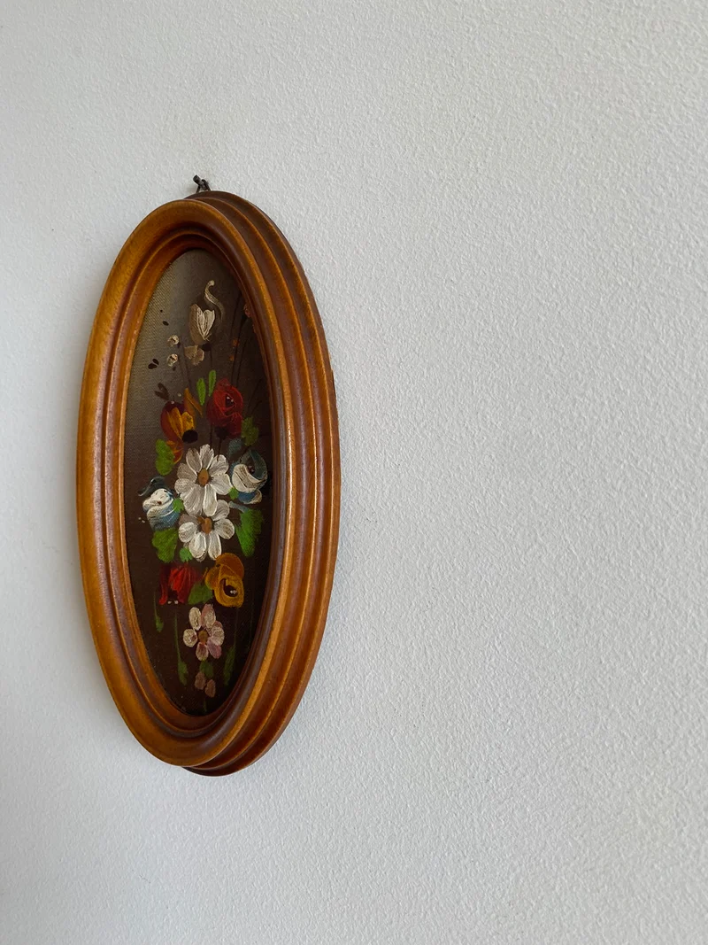 Peinture sur toile signée fabrication italienne