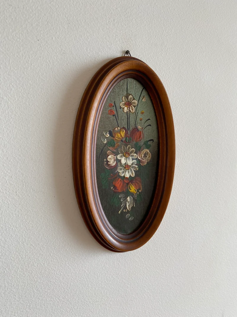 Peinture sur toile signée fabrication italienne
