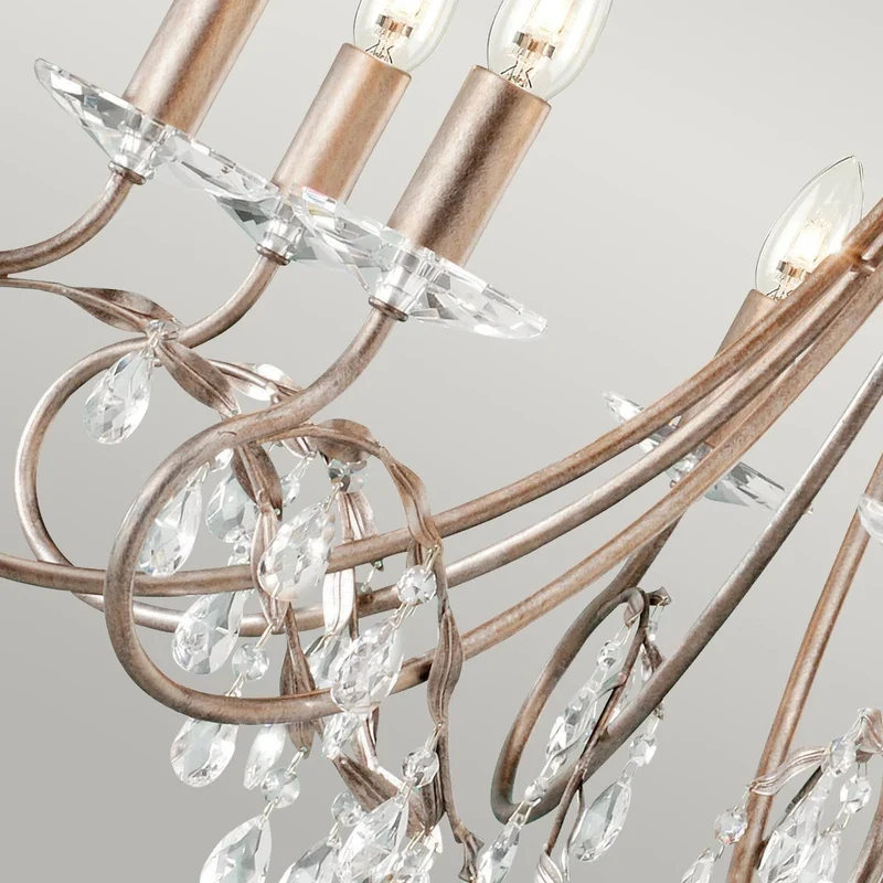 Lustre Chandelier Or Rose