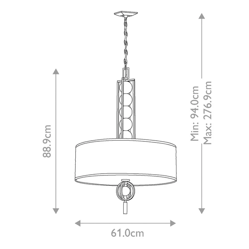 Suspension Lustre Art Deco