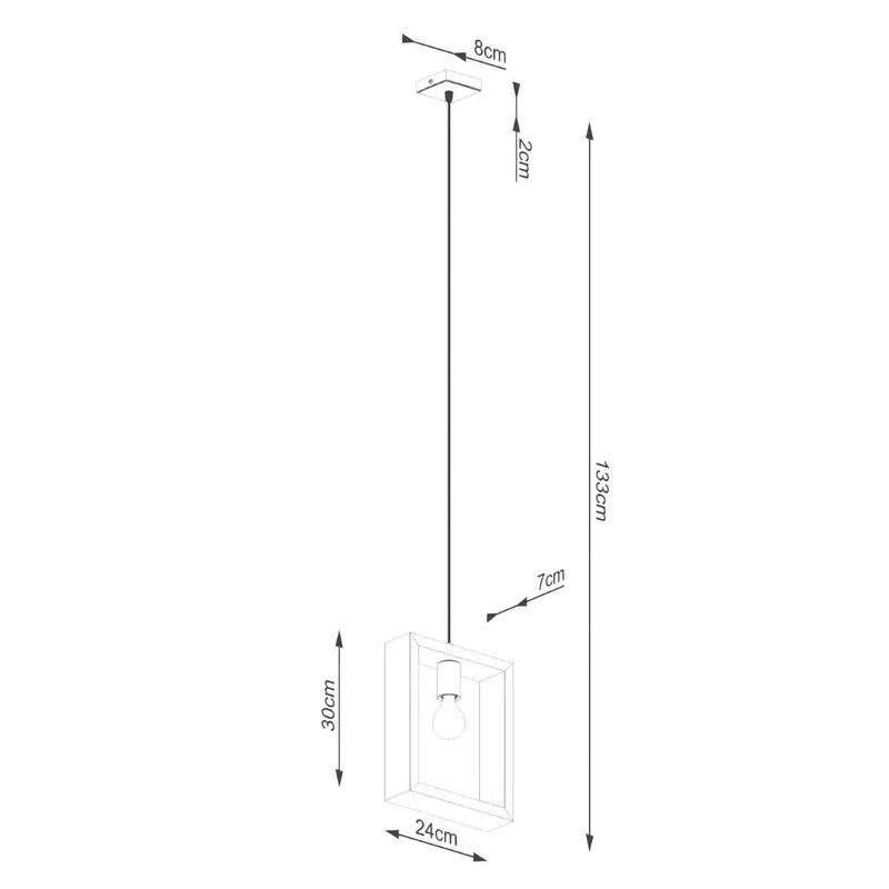 Suspension Design Salon Blanc