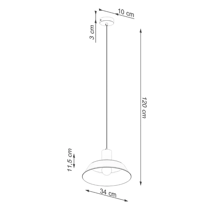 Suspension Cuisine Noire
