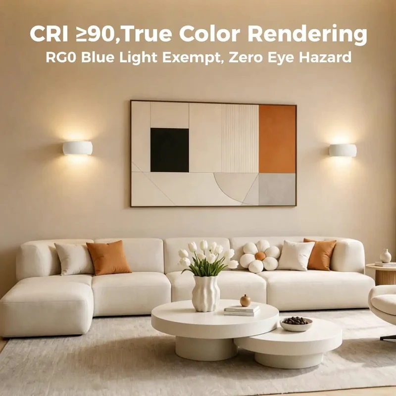 Clean Line Matte White LED Wall Sconce Featuring A Sculpted Ring Profile And Killer 3000K Warm Ambiance Bulb Included Delivers A Nifty Spark Of Style To Any Corner You Want To Level Up