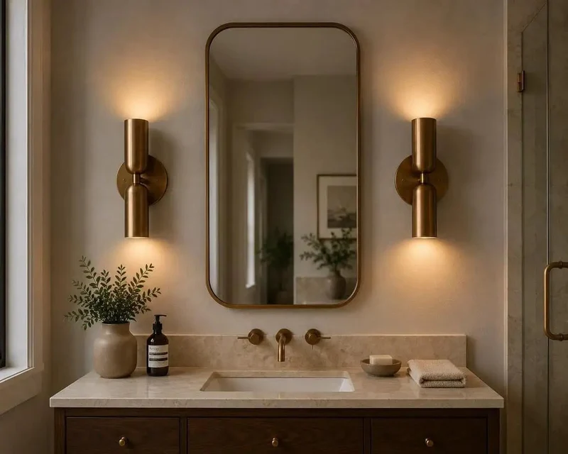 Top Tier Brushed Brass Wall Sconce With Sleek Mid Century Cylinder Design Serving Cool Up And Down Ambient Lighting That Absolutely Levels Up Your Bedroom Or Living Room