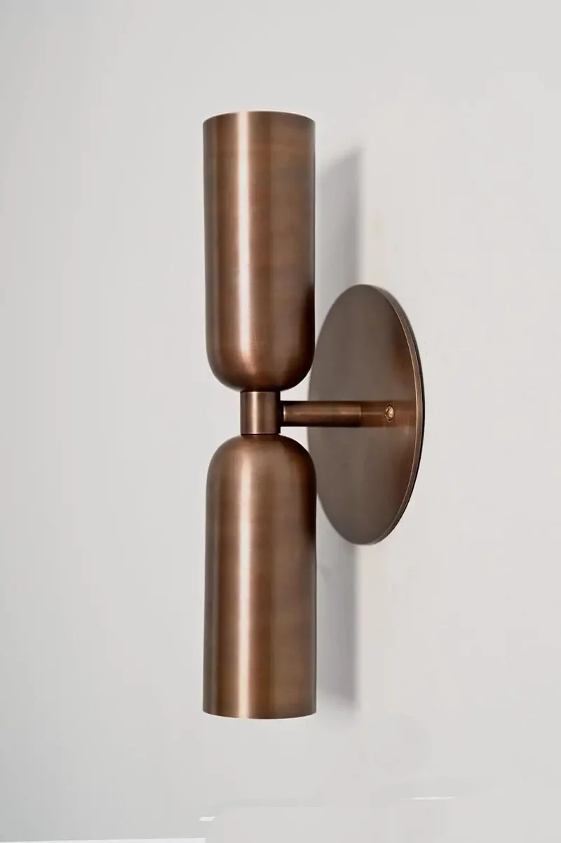 Top Tier Brushed Brass Wall Sconce With Sleek Mid Century Cylinder Design Serving Cool Up And Down Ambient Lighting That Absolutely Levels Up Your Bedroom Or Living Room