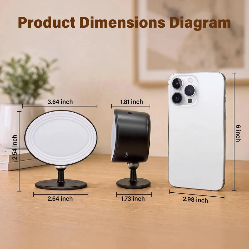 Cordless Rechargeable Wall Sconces 2 Pack No Drill Zero Mess Setup Heavy Duty Adhesive Renters Friendly LED Battery Operated Lights For Bedrooms Dorms 360 Magnetic Swivel Warm Glow Accent Lamp
