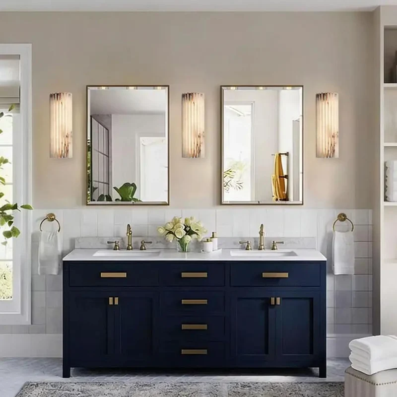 New Top Tier Alabaster Wall Sconce With Sleek Nordic Lines And Bright Led Lights To Give Your Living Room Balcony Or Modern Apartment Serious Glow Vibes