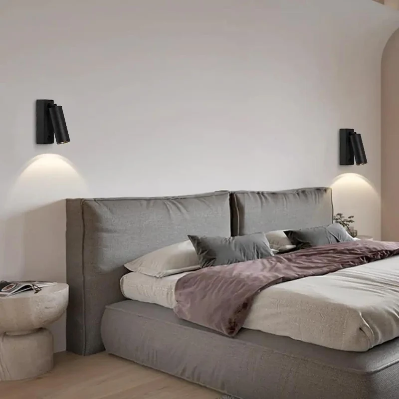 Adjustable Metal Bedside Reading Lamp With Modern Led Sconce Neutral White Wall Light Delivers Rock Solid Construction And Straight Up Clean Bedroom Lighting Vibes For Your Nightstand