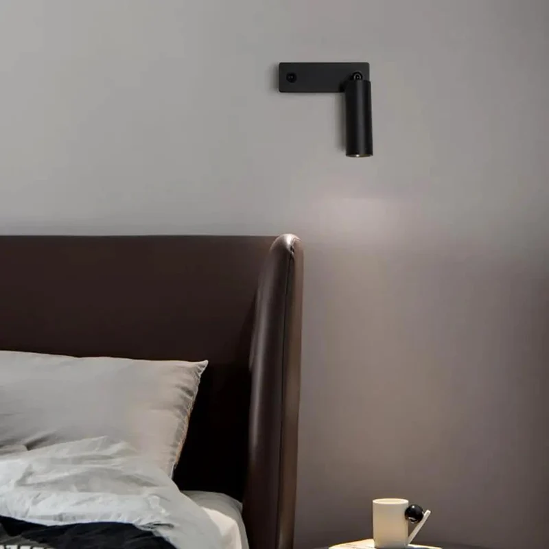 Adjustable Metal Bedside Reading Lamp With Modern Led Sconce Neutral White Wall Light Delivers Rock Solid Construction And Straight Up Clean Bedroom Lighting Vibes For Your Nightstand