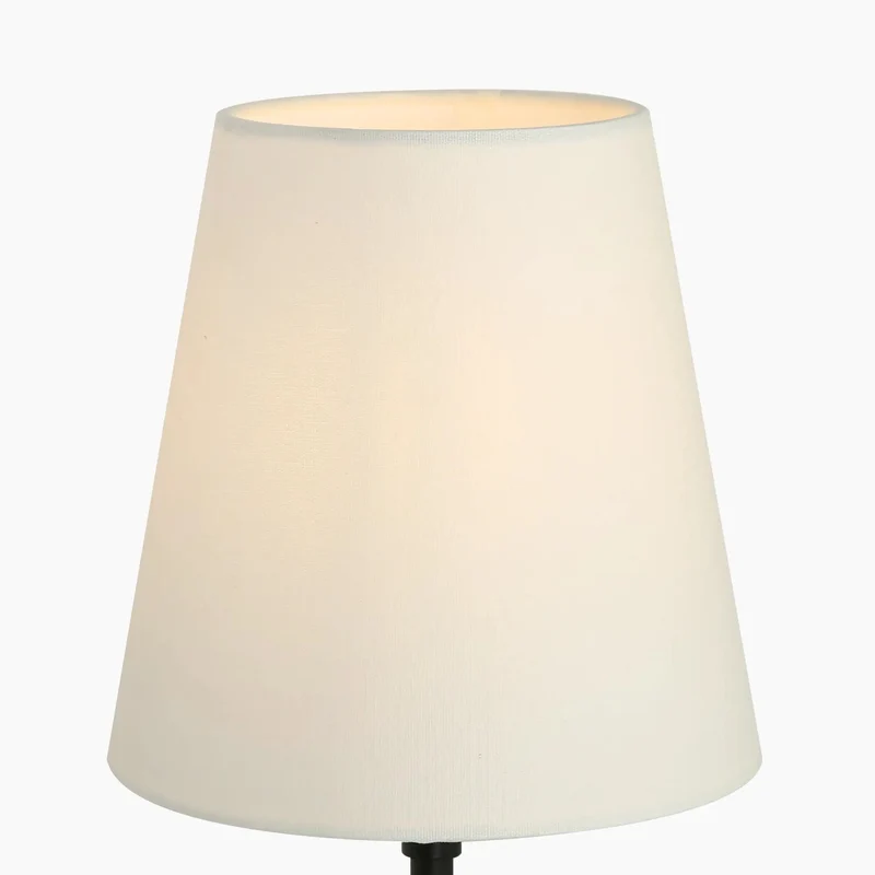 Sleek Matte Black Wall Sconce With Tall Stem And Soft White Linen Shade Modern Indoor Lighting That Hits Different Clean Architectural Vibes For Bedrooms And Hallways Today