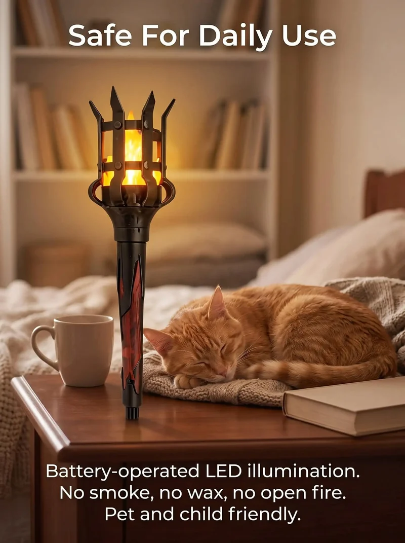 Straight Up Medieval Wall Sconce Featuring A Real Deal Flickering Led Flame Gives Off Totally Authentic Gothic Vibes For Game Rooms Home Bars Or Dungeon Spaces With Weathered Iron Finish