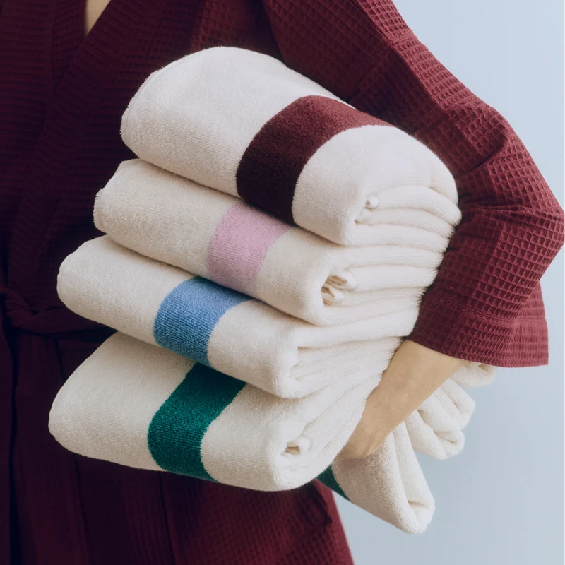 Hay Stripe Bath Towel