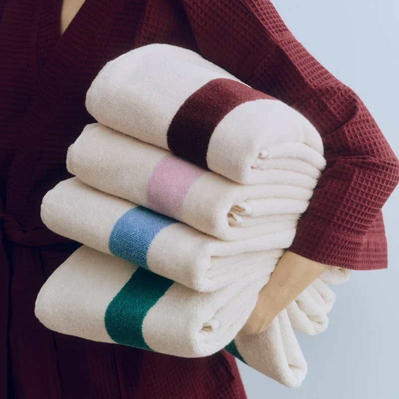 Hay Stripe Bath Towel