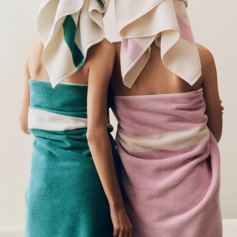 Hay Stripe Bath Sheet