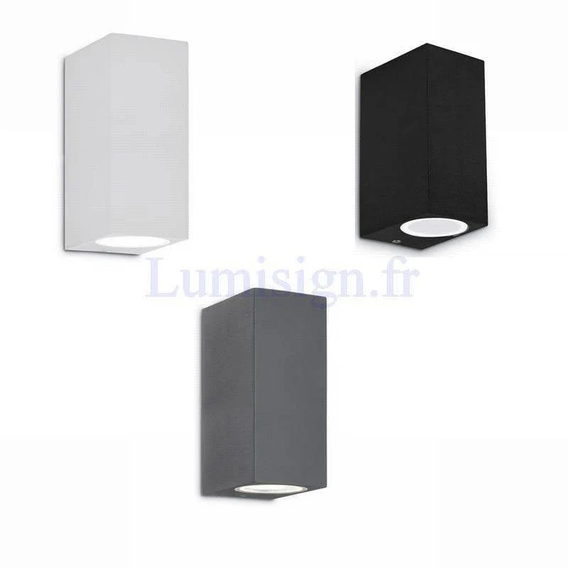 Applique extérieure UP-2 blanche, anthracite ou noire Blanc