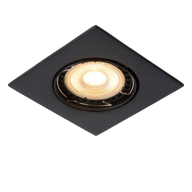 Lot 3 spots encastrables LED FOCUS carré noir