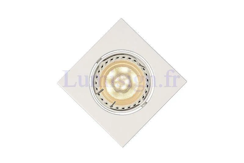Spot encastrable LED FOCUS carré blanc