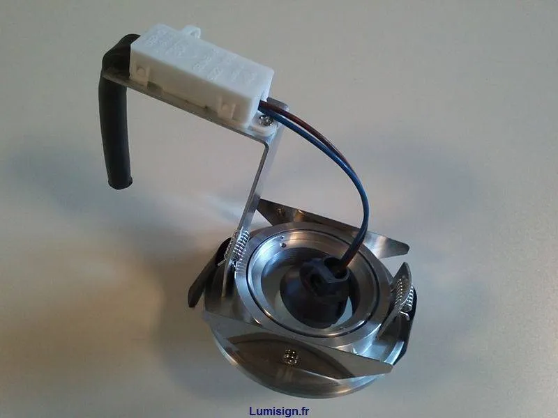 Spot encastrable orientable GU10 EAS rond basse luminance