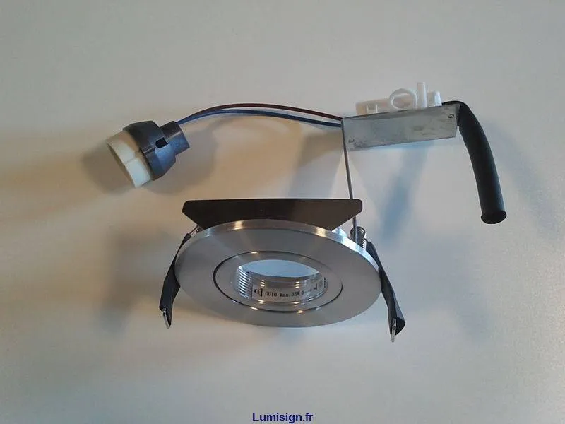 Spot encastrable orientable GU10 EAS rond basse luminance