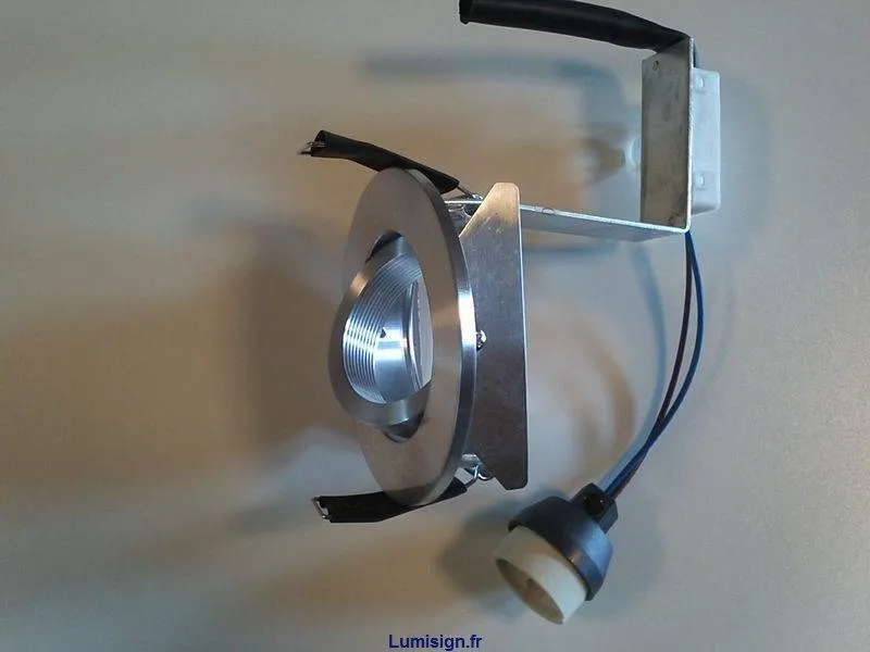 Spot encastrable orientable GU10 EAS rond basse luminance