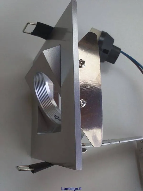 Spot encastrable orientable GU10 EAS carré