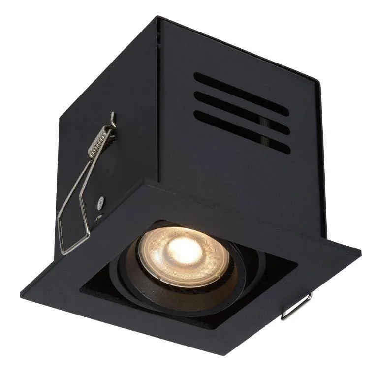 Spot encastrable et orientable GU10 CHIMNEY-1 noir