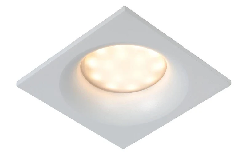 Spot encastrable salle de bain ZIVA blanc carré IP44