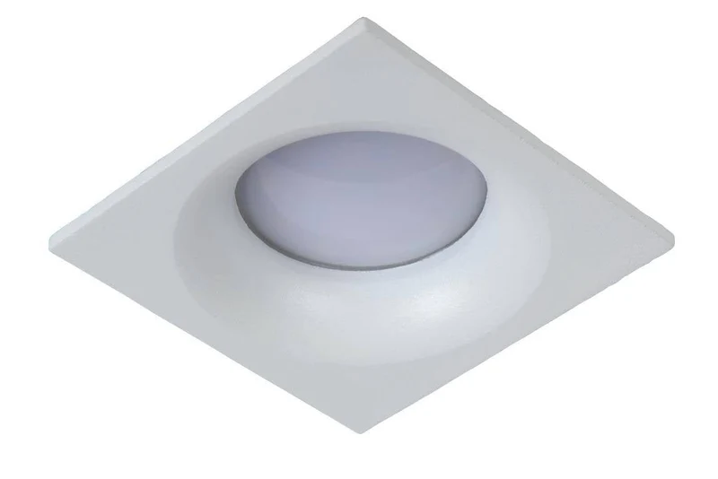 Spot encastrable salle de bain ZIVA blanc carré IP44