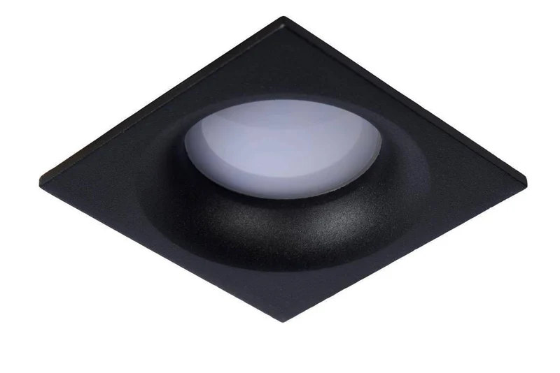 Spot encastrable salle de bain ZIVA noir carré IP44