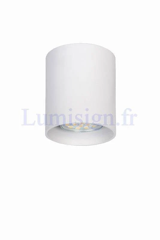 Spot plafond saillie BODI rond blanc