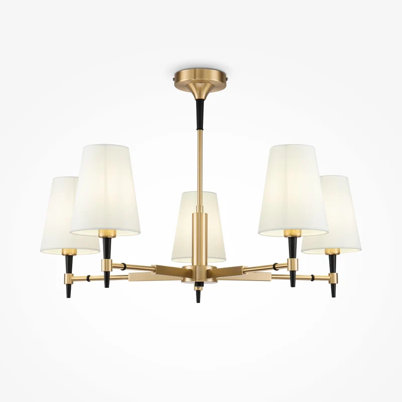 Lustre En Laiton Vintage