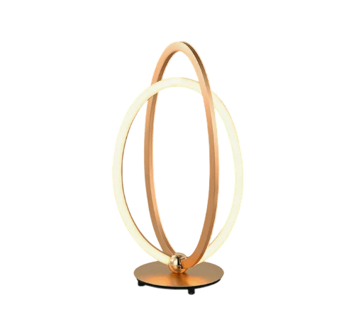Lampe a Poser Dorée Salon Contemporain