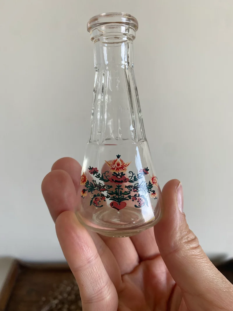 Soliflore en verre déco florale taille XS