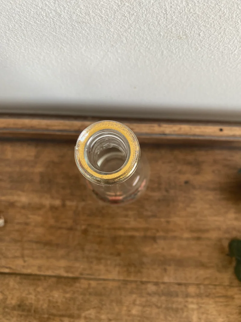 Soliflore en verre déco florale taille XS