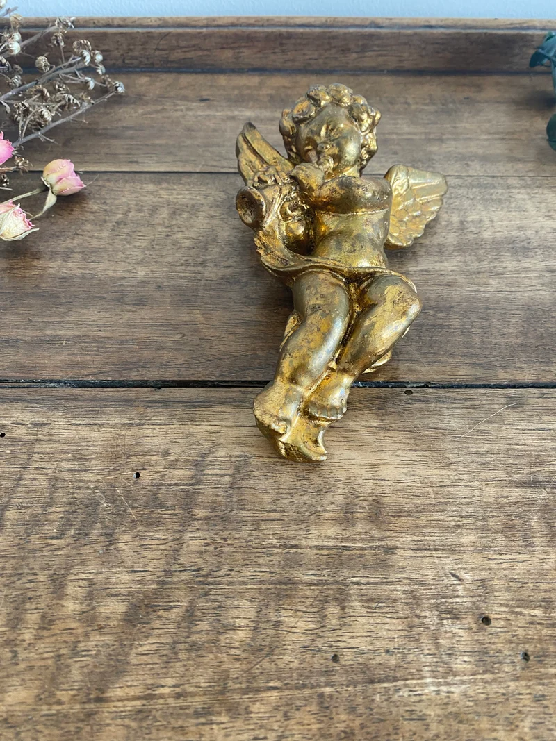 Angelots dorés vintage
