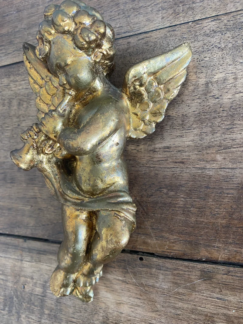 Angelots dorés vintage