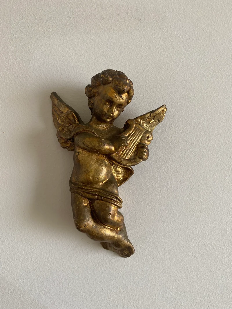 Angelots dorés vintage