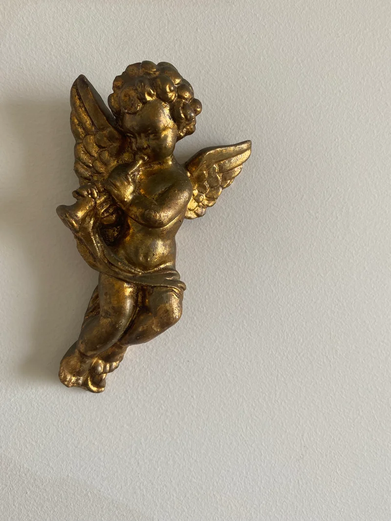 Angelots dorés vintage