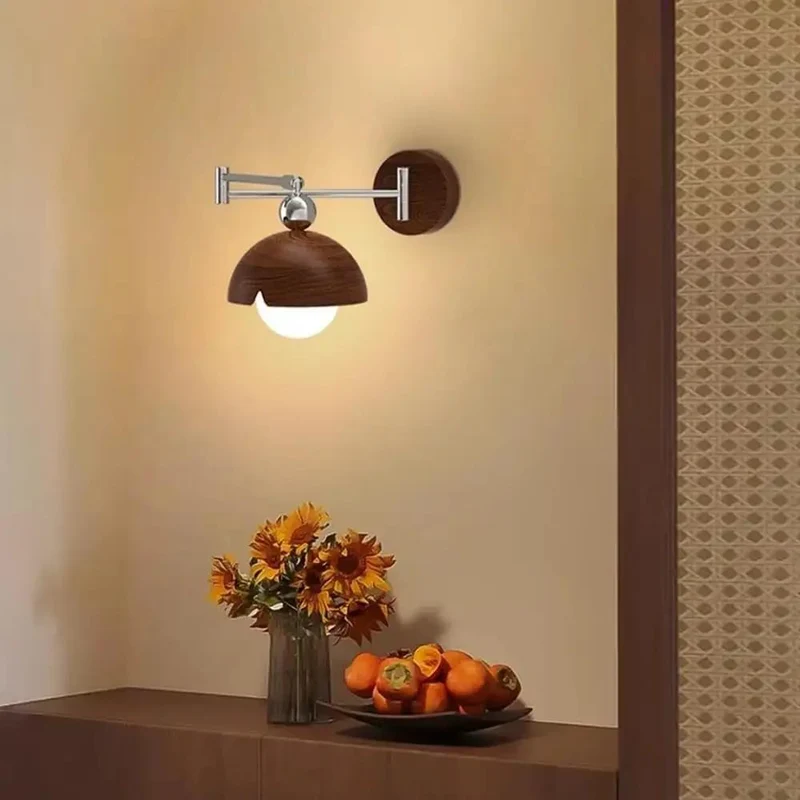 Smooth Action Swing Arm Wall Sconce With Tough Chrome Scissor Arms And A Damn Fine Notched Dome Shade Giving You A Solid Spot For Easy Bedside Reading And Chill Bedroom Vibes Daily