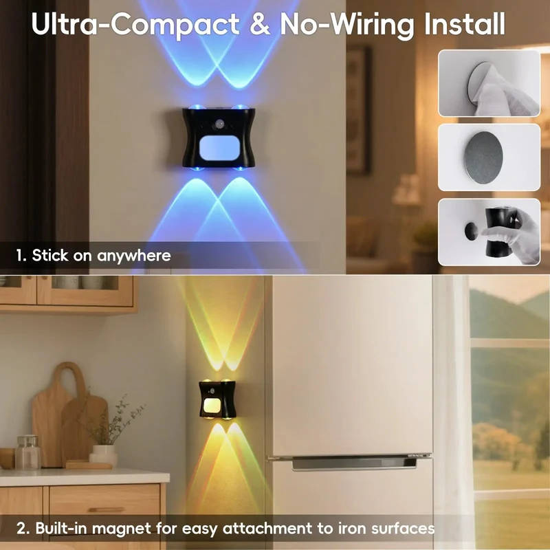 No-Fuss Rechargeable Motion Sensor Light With Remote, Wireless LED Wall Sconce For Hallways And Closets Delivers Smooth Operation And Effortless Setup Everywhere