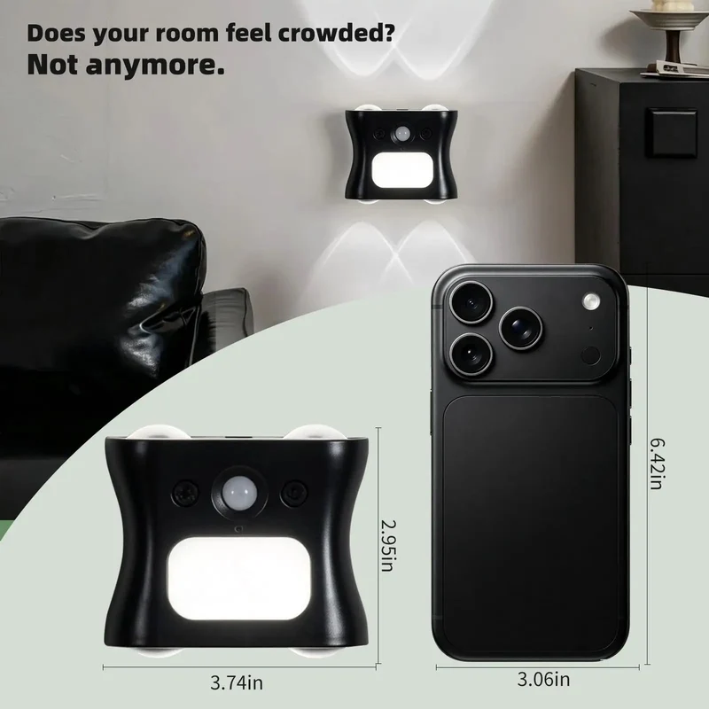 No-Fuss Rechargeable Motion Sensor Light With Remote, Wireless LED Wall Sconce For Hallways And Closets Delivers Smooth Operation And Effortless Setup Everywhere
