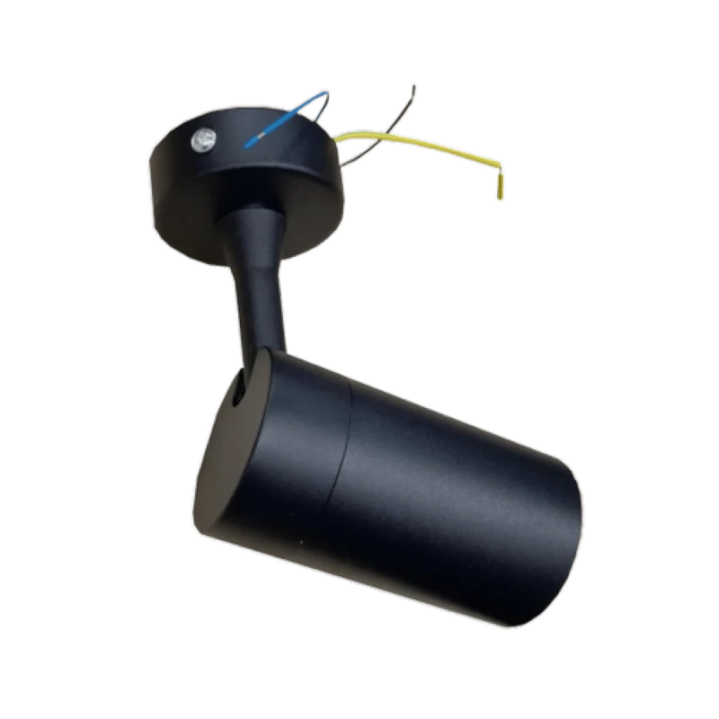Spot LED en saillie 80° NOIR pour ampoule GU10
