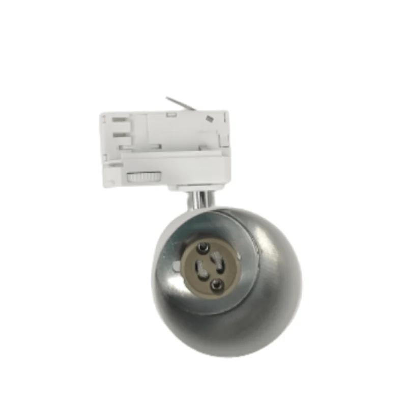 Spot LED sur rail Triphasé BLANC pour ampoule GU10
